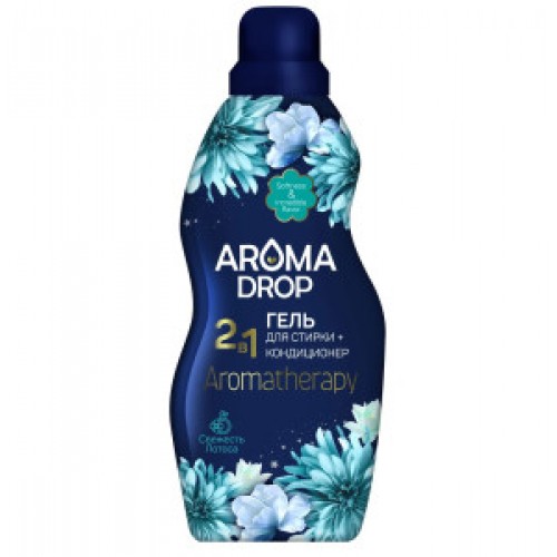 AROMA DROP гель для стирки 2в1 Aromatherapy Свежесть лотоса 1000мл